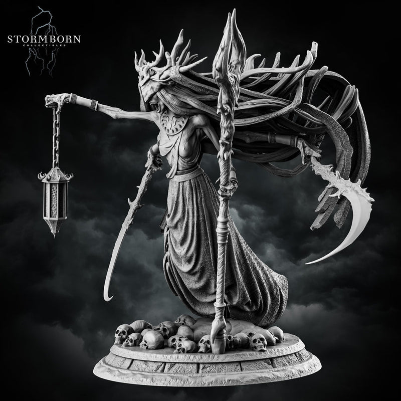 Undead Banshee Queen, Wraith Unpainted | 28mm, 32mm,54mm, 75mm ,100mm Scale Resin Miniature | Dungeons and Dragons 5e | Pathfinder - Only-Games