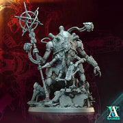 Sci-Fi Tech Cyborg Inquisitor Mech Miniature (2 sizes ) | 53mmx32mm & 108x70mm BASE SIZES | Resin Unpainted | - Only-Games