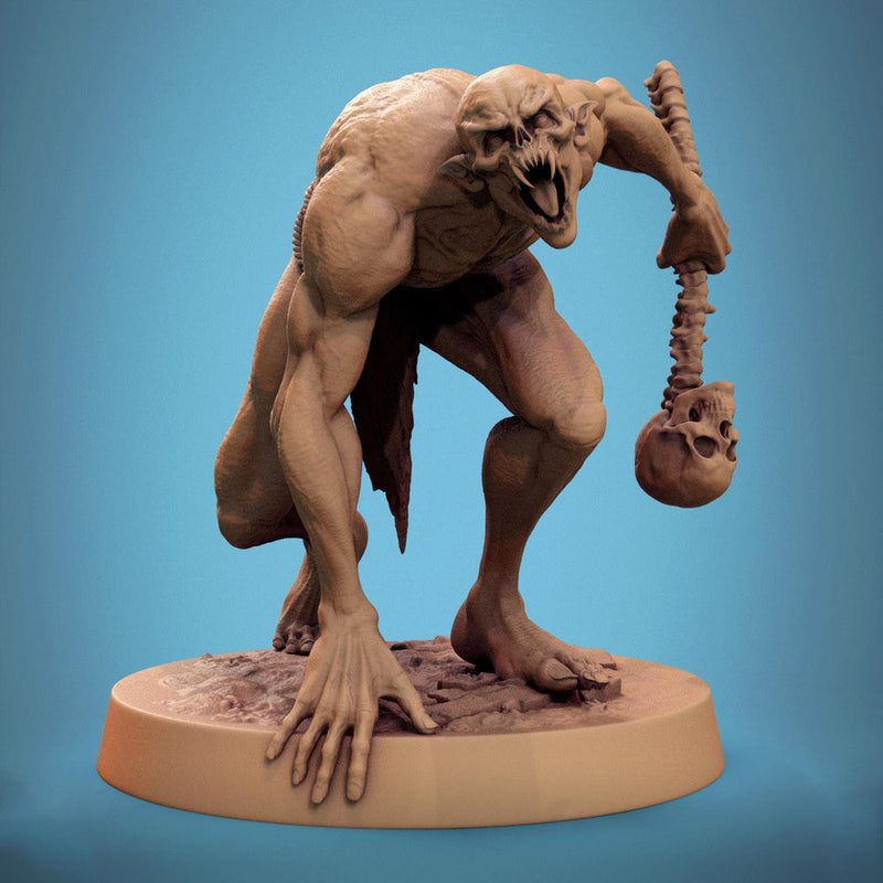 Ghoul Ghasts Undead Monster | Unpainted miniature DnD | 28mm, 32mm, 54mm, 75mm,100mm | Pathfinder | Rescale Miniatures - Only-Games