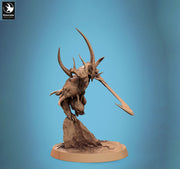 Chaos Fiend Demon, Daemon, Devils, Eldritch Horror, DnD Unpainted Miniature| 28mm proxy size,32mm ,54mm,75mm,100mm Scales Dungeons & Dragons - Only-Games