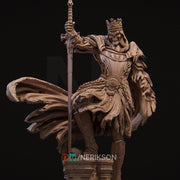 Death Knight Undead Lich Monster Unpainted Miniature | 28mm, 32mm, 54mm,75mm, 100mm Scales | Dungeons & Dragons Pathfinder | NERIKSON - Only-Games