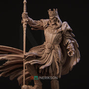 Death Knight Undead Lich Monster Unpainted Miniature | 28mm, 32mm, 54mm,75mm, 100mm Scales | Dungeons & Dragons Pathfinder | NERIKSON - Only-Games