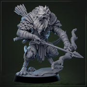 Gnoll Archer Sharpshooter Ranger | Resin Miniature | 5 Sizes/Scales | Pathfinder | D&D 5e | - Only-Games