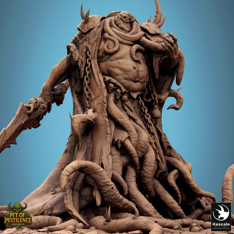 Flesh Golem Pestilence Demon (4 sizes) | 110mm Tall Proxy size |Large, Huge, Gargantuan |Daemon Mini - Only-Games