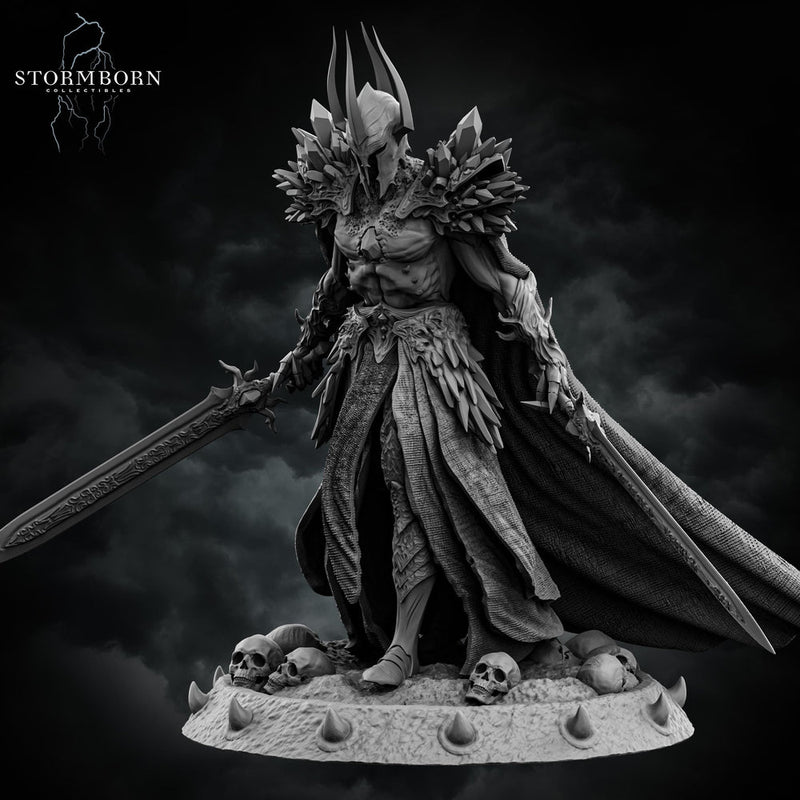 Death Knight, Oathbreaker Paladin Two Swords PC NPC | 28mm,32mm,54mm, 75mm, 100mm Scales| Dungeons & Dragons| Pathfinder | - Only-Games