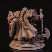 Dwarf Fighter, Paladin, Battle Master PC /NPC UNPAINTED D&D| 5 Sizes/Scales - Only-Games