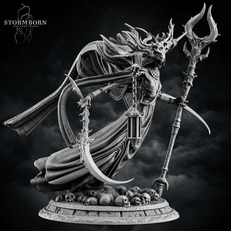 Undead Banshee Queen, Wraith Unpainted | 28mm, 32mm,54mm, 75mm ,100mm Scale Resin Miniature | Dungeons and Dragons 5e | Pathfinder - Only-Games