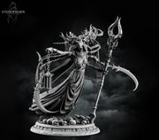 Undead Banshee Queen, Wraith Unpainted | 28mm, 32mm,54mm, 75mm ,100mm Scale Resin Miniature | Dungeons and Dragons 5e | Pathfinder - Only-Games