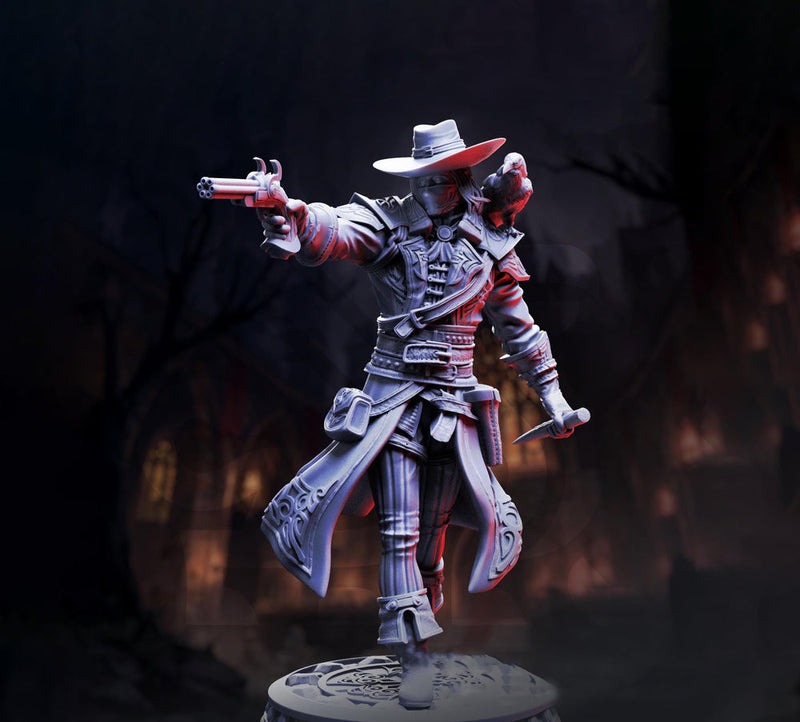 Human Ranger Monster Slayer, Inquisitor, Cleric | Unpainted Miniature | 28mm, 32mm, 54mm,75mm, 100mm Scales | Pathfinder Figure | DnD 5e | - Only-Games