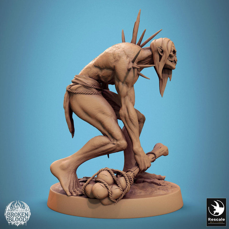 Ghoul Ghasts Undead Monster | Unpainted miniature DnD | 28mm, 32mm, 54mm, 75mm,100mm | Pathfinder | Rescale Miniatures - Only-Games