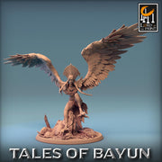 Harpy Winged Monstrosity | 28mm,32mm,54mm,75mm,100mm Scale Resin Mini | Dungeons and Dragons D&D 5e Pathfinder | Lord of the Print - Only-Games