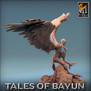 Harpy Winged Monstrosity | 28mm,32mm,54mm,75mm,100mm Scale Resin Mini | Dungeons and Dragons D&D 5e Pathfinder - Only-Games