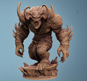Abominable Yeti, Standard Yeti | Unpainted 4 Sizes /Scales | Fantasy Tabletop Mini -D&D 5e Pathfinder - Only-Games