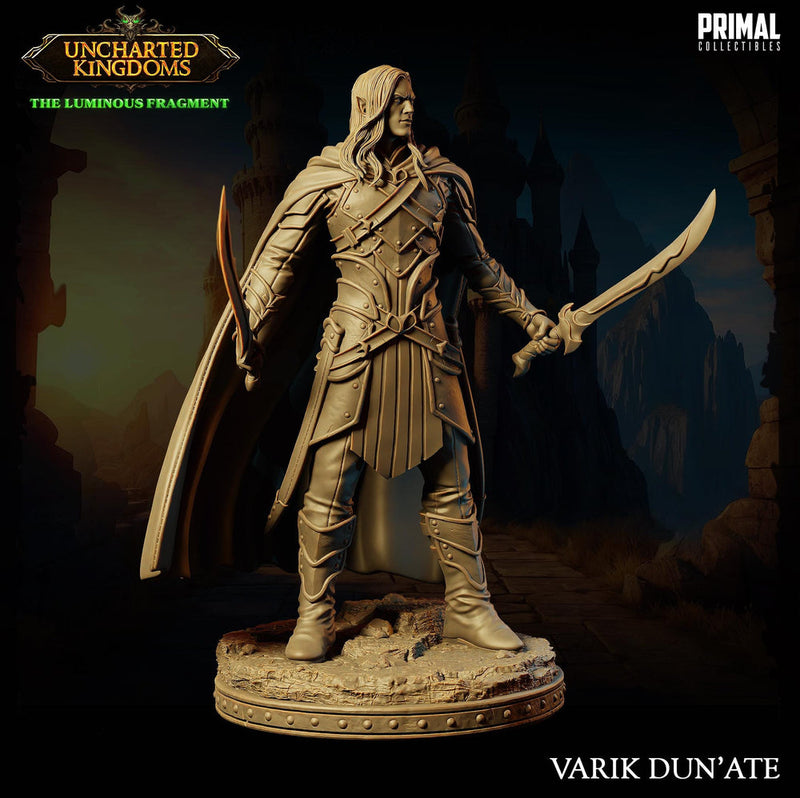 Famous Dark Elf Ranger with Twin Scimitars | 5 Sizes /Scales| D&D - Only-Games