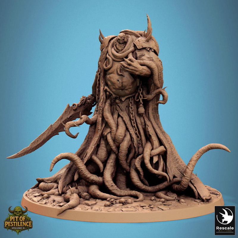 Flesh Golem Pestilence Demon (4 sizes) | 110mm Tall Proxy size |Large, Huge, Gargantuan |Daemon Mini - Only-Games