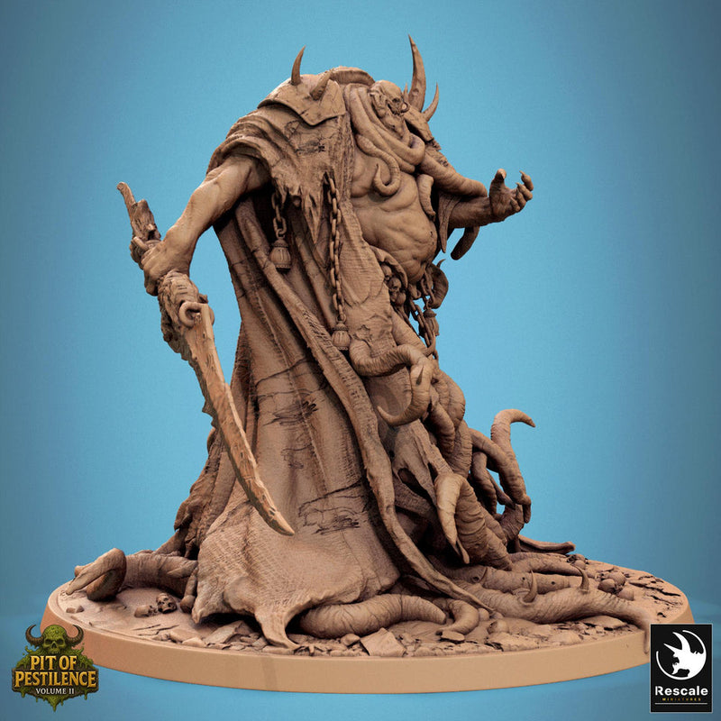 Flesh Golem Pestilence Demon (4 sizes) | 110mm Tall Proxy size |Large, Huge, Gargantuan |Daemon Mini - Only-Games