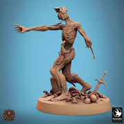 Zombie Warrior | Undead Unpainted miniature DnD | 5 Sizes /Scales| Pathfinder | - Only-Games