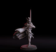 Human Fighter Swashbuckler Duelist | 5 Sizes /Scales | Player Character | D&D 5e Pathfinder - Only-Games