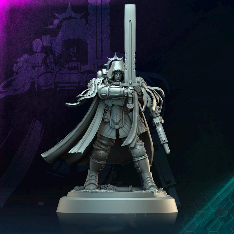 Sci-Fi Miniature Soldier Army Veteran | 5 Sizes /Scales | Resin Mini | Morior Shocktrooper TPG - Only-Games