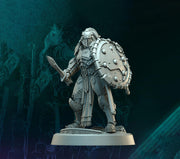 Sci-Fi Miniature Space Knight, Hellas Black Hoplites | 5 Sizes /Scales | Resin Mini - Only-Games