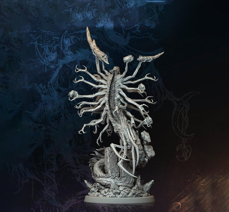Eldritch Horror, Gibbering Mouther, Unpainted Mini | Large & Huge sizes | DnD 5e Pathfinder - Only-Games