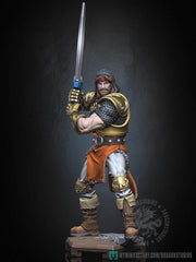 Human Fighter Paladin Ranger  PC NPC |Unpainted Miniature| 5 Sizes /Scales | Pathfinder Figure D&D - Only-Games