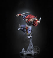 Human Fighter Paladin Ranger  PC NPC |Unpainted Miniature| 5 Sizes /Scales | Pathfinder Figure D&D - Only-Games
