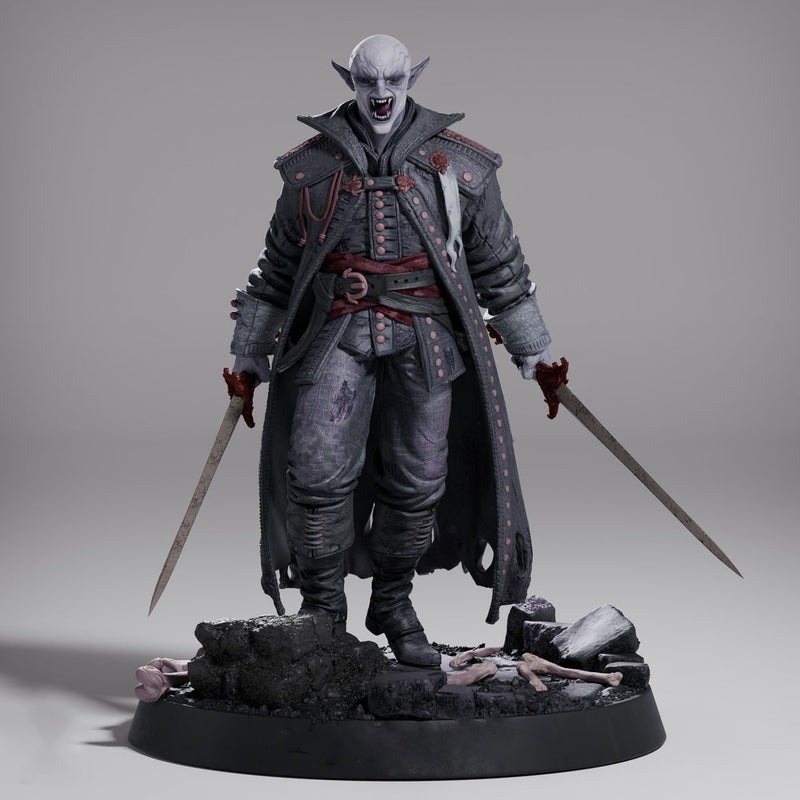 Vampire Lord, Nosferatu Vampire | Miniature UNPAINTED 5 Sizes Scale | Undead Dungeons & Dragons 5e  | Pathfinder - Only-Games