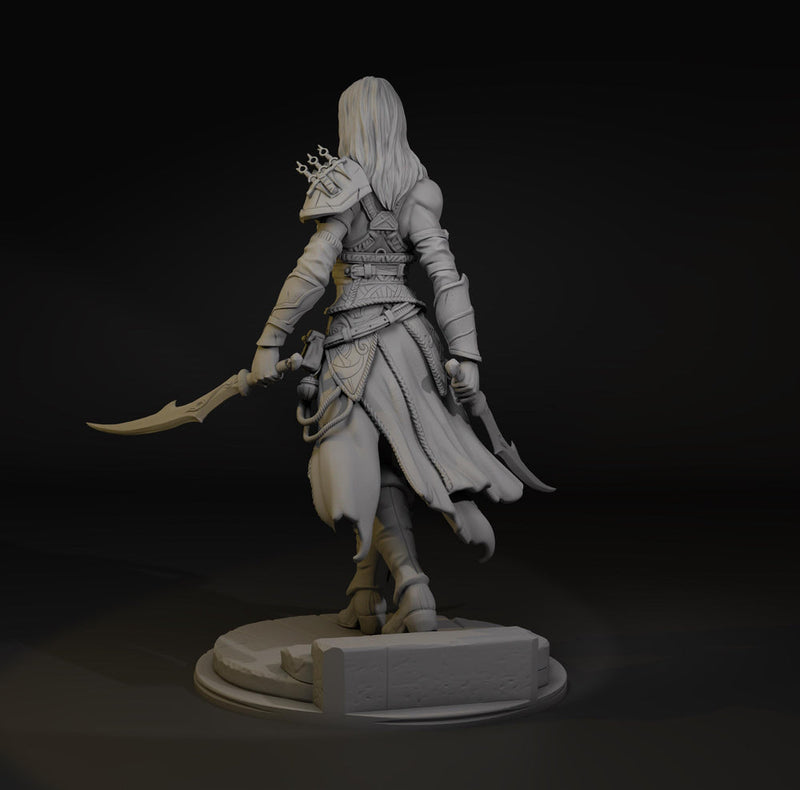 Assassin Miniature STL | Zylah Rogue | Digital Download - Only-Games