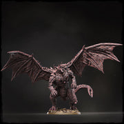 Winged Behemoth, Tarrasque (4 sizes) D&D Miniature | 125mm Height | Resin Statue | Figurine - Only-Games