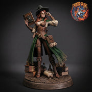Witch Wizard Miniature STL | Arcelin Hat Pose | Digital Download - Only-Games