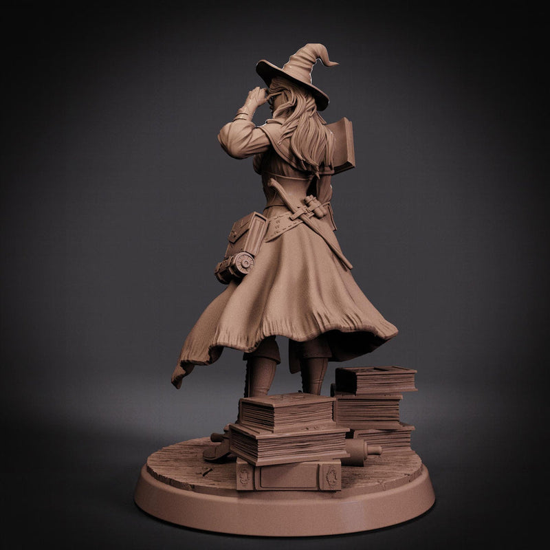 Witch Wizard Miniature STL | Arcelin Hat Pose | Digital Download - Only-Games