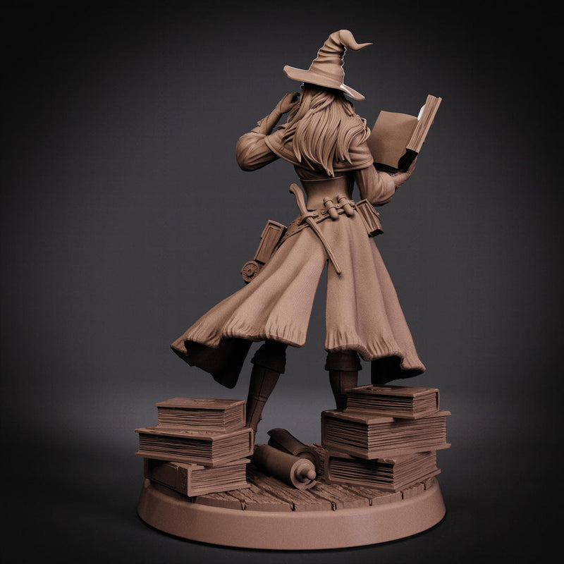 Witch Wizard Miniature STL | Arcelin Hat Pose | Digital Download - Only-Games