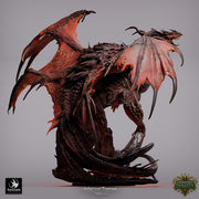 Tiamat God Dragon Queen of Chaos (3 sizes) D&D Miniature | 415mm Wing Span,333mm Height |Figurine - Only-Games