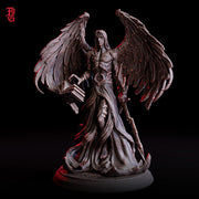 Celestial Angel Commander | 28mm,32mm,54mm,75mm,100mm Scale Resin  | Unpainted Miniature| D&D - Only-Games