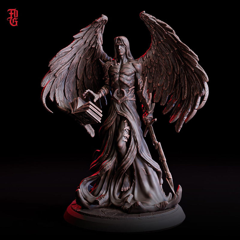 Celestial Angel Commander | 28mm,32mm,54mm,75mm,100mm Scale Resin  | Unpainted Miniature| D&D - Only-Games