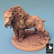 Sabertooth Tiger Unpainted Miniatures | D&D| 5 Sizes /Scale | Pathfinder | Rescale miniatures - Only-Games