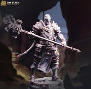 Heavy Plate Battle-Priest Harbinger | War Cleric Paladin | 5 Scales | DnD 5e Unpainted Resin - Only-Games