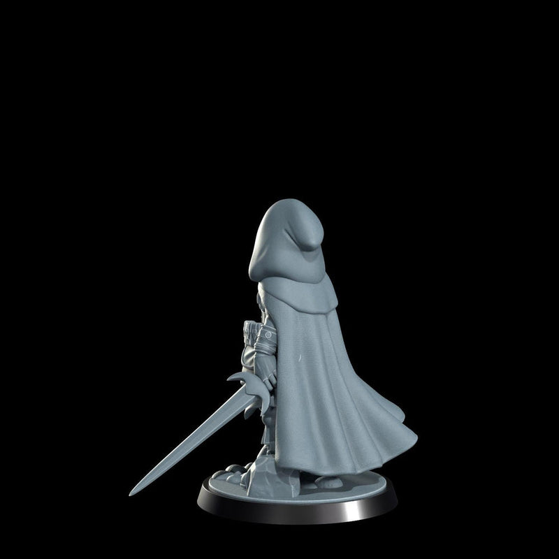 Female Halfling Rogue, Gnome Thief PC NPC | Resin Miniature | Dungeons & Dragons | 5 Sizes /Scales - Only-Games