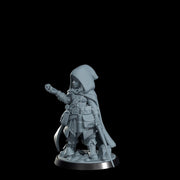 Female Halfling Rogue, Gnome Thief PC NPC | Resin Miniature | Dungeons & Dragons | 5 Sizes /Scales - Only-Games