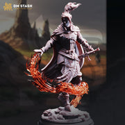 Human Male Eldritch Knight Fighter Warlock | 5 Sizes /Scales | Dungeons and Dragons | Pathfinder - Only-Games