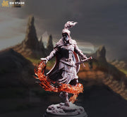 Human Male Eldritch Knight Fighter Warlock | 5 Sizes /Scales | Dungeons and Dragons | Pathfinder - Only-Games