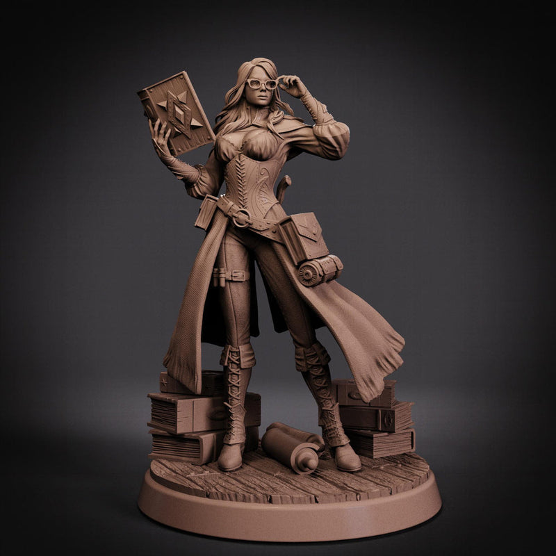 Wizard Miniature STL | Arcelin Diviner Mage | Digital Download - Only-Games