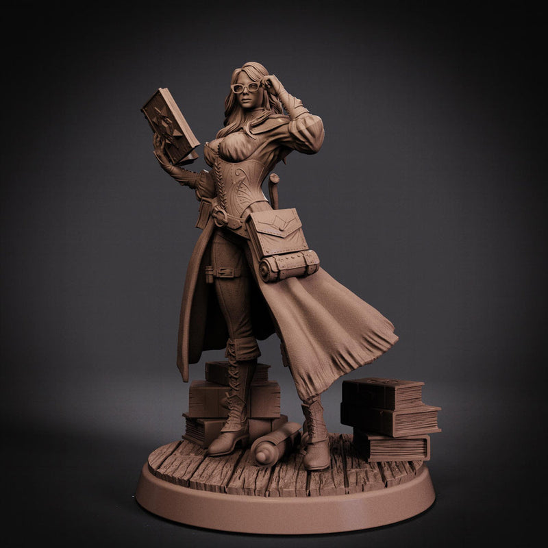 Wizard Miniature STL | Arcelin Diviner Mage | Digital Download - Only-Games