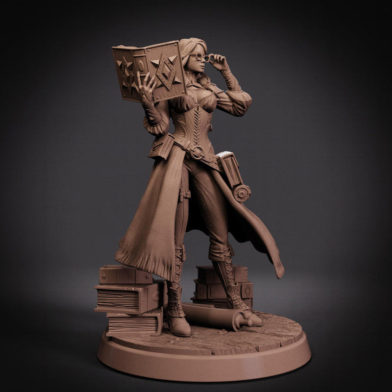 Wizard Miniature STL | Arcelin Diviner Mage | Digital Download - Only-Games