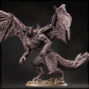 Winged Behemoth, Tarrasque (4 sizes) D&D Miniature | 125mm Height | Resin Statue | Figurine - Only-Games