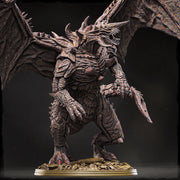 Winged Behemoth, Tarrasque (4 sizes) D&D Miniature | 125mm Height | Resin Statue | Figurine - Only-Games