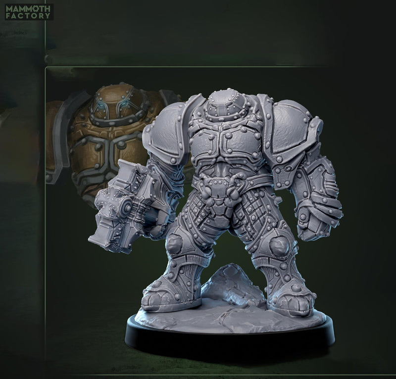 Construct Paladin Fighter Heavy Armor Knight | D&D 5e Hero | 5 Scales | Unpainted - Only-Games