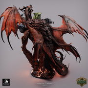 Tiamat God Dragon Queen of Chaos (3 sizes) D&D Miniature | 415mm Wing Span,333mm Height |Figurine - Only-Games