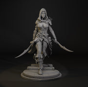 Hooded Masked Assassin STL | Zylah Rogue | Digital Download - Only-Games